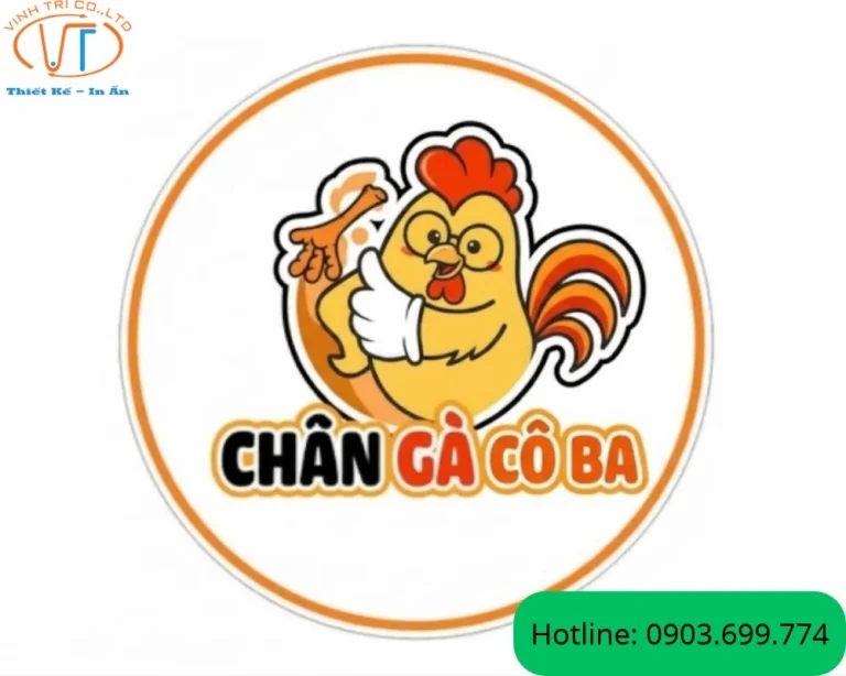 Mẫu tem chân gà cô Ba