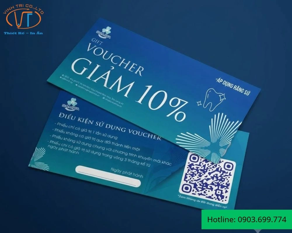 Mẫu voucher nha khoa cho răng sứ