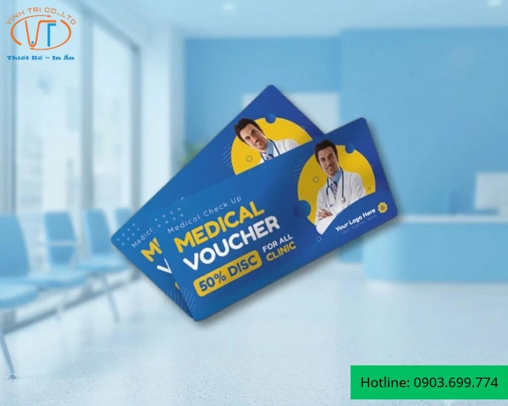 Mẫu voucher nha khoa giảm giá 50%