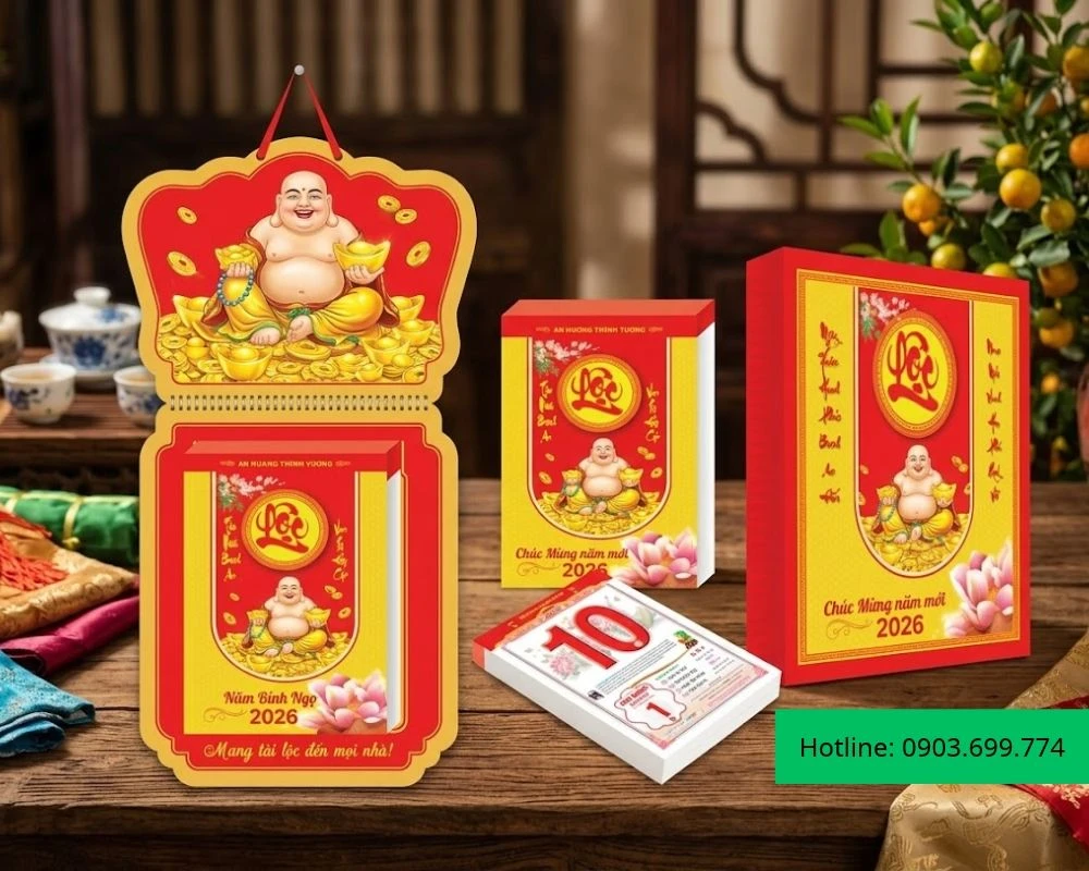 Mẫu lịch bloc đẹp, cao cấp